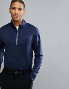 Топ с молнией Calvin Klein Golf - Темно-синий