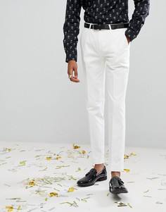 Супероблегающие брюки в стиле смокинга Noose & Monkey - Белый