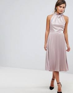 Платье миди со складками Ted Baker - Золотой