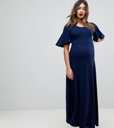 Платье макси ASOS MATERNITY - Темно-синий