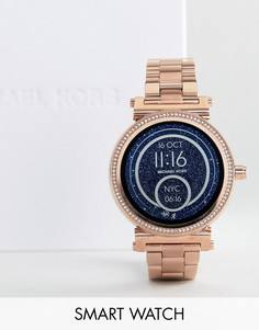 Смарт-часы цвета розового золота Michael Kors Access MKT5022 Sofie - Золотой