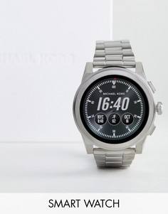 Серебристые смарт-часы Michael Kors Access MKT5025 Grayson - Серебряный
