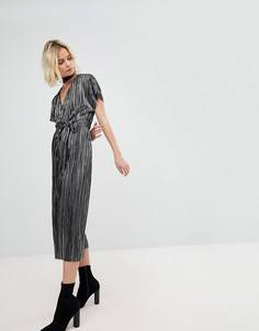 Плиссированный комбинезон New Look - Черный