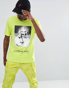 Футболка с принтом Billionaire Boys Club - Желтый