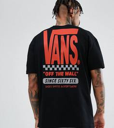 Черная футболка с принтом на спине Vans эксклюзивно для ASOS - Черный