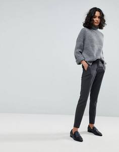 Узкие брюки Selected Femme - Серый