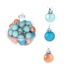 Украшение СИМА-ЛЕНД Набор шаров Малыши 40шт Orange / Turquoise 1023305