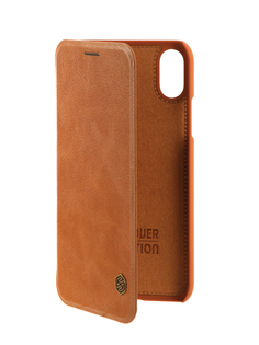 Аксессуар Чехол Nillkin Qin Leather для iPhone X Brown IPhX Qin