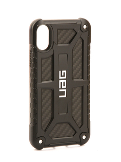 Аксессуар Чехол UAG Monarch Case для APPLE iPhone X Carbon Fiber IPHX-M-X