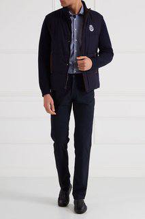 Синяя куртка из шерсти и кашемира Billionaire