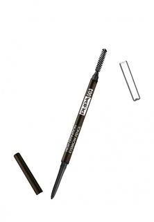 Карандаш для бровей Pupa HIGH DEFINITION EYEBROW PENCIL, тон 003 Темно-коричневый