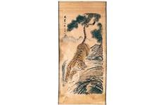 Панно (asia home) коричневый 75x150 см.