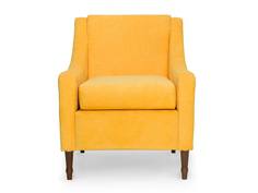 Интерьерное кресло holmes (myfurnish) желтый 66x84x77 см.