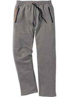 Трикотажные брюки  Regular Fit (серый меланж) Bonprix