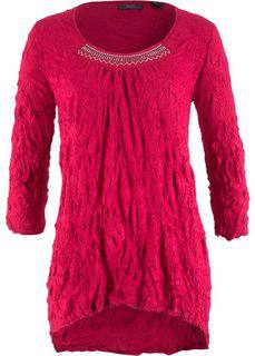 Трикотажная туника с рукавом 3/4 (красный) Bonprix