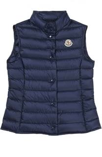 Пуховый жилет на кнопках Moncler Enfant