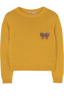 Пуловер с брошью No. 21