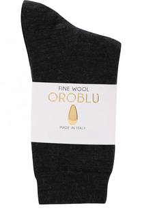Однотонные шерстяные носки Oroblu