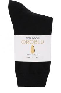 Однотонные шерстяные носки Oroblu