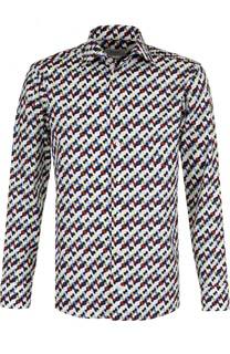 Хлопковая сорочка с принтом Eton