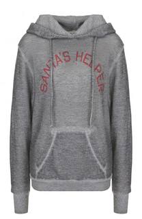 Толстовка с капюшоном и потертостями Wildfox