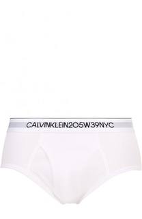Хлопковые хипсы с широкой резинкой CALVIN KLEIN 205W39NYC