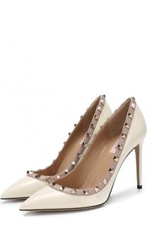 Лаковые туфли Rockstud с ремешками на шпильке Valentino
