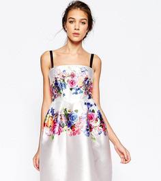 Структурированное платье с цветочным принтом Hope and Ivy - Мульти