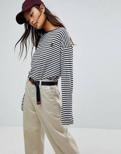 Лонгслив в полоску с круглым вырезом Carhartt WIP - Мульти