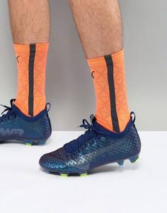 Темно-синие футбольные бутсы для игры на твердой поверхности Puma evoPOWER Vigor 3D 1 10399904 - Темно-синий