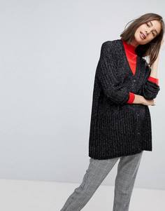 Oversize-кардиган Monki - Черный