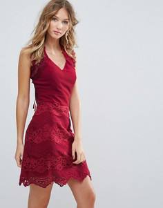 Кружевное платье Deby Debo Zanie - Красный