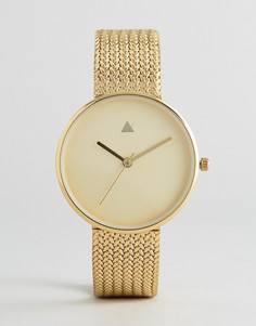 Часы в минималистическом стиле ASOS Premium - Золотой