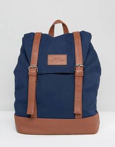 Темно-синий рюкзак с пряжками Dead Vintage - Синий