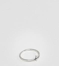 Серебристое кольцо с крестом Reclaimed Vintage Inspired эксклюзивно для ASOS - Серебряный