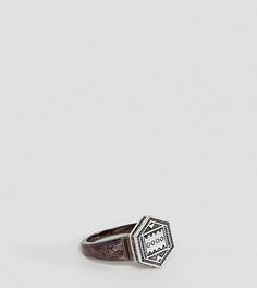 Серебристое кольцо-печатка Reclaimed Vintage эксклюзивно для ASOS - Серебряный