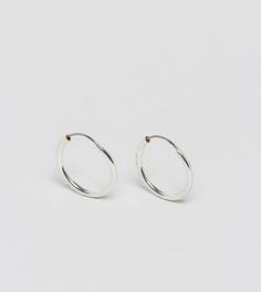 Серебристые серьги-кольца Reclaimed Vintage Inspired эксклюзивно для ASOS - Серебряный