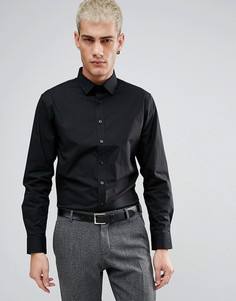 Поплиновая премиум-рубашка Clean Cut Copenhagen - Черный