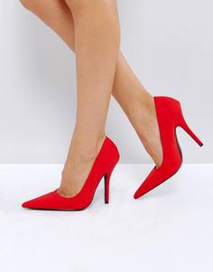 Туфли на каблуке-шпильке Public Desire Tease - Красный