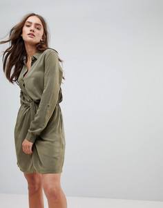 Платье-рубашка Pepe Jeans - Зеленый