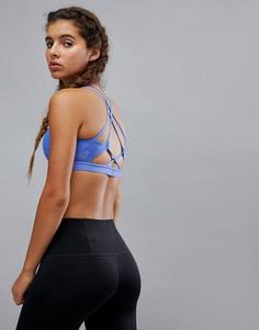 Синий бюстгальтер на бретелях Puma Yogini - Синий