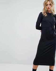 Платье миди с узелком Cheap Monday - Черный