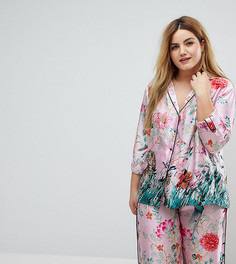 Пижамный топ с принтом джунглей River Island Plus - Мульти