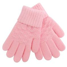 Перчатки для девочки Принчипесса розовые