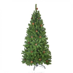 Искусственная Ель Crystal Trees Триумфальная с шишками 180cm KP8518