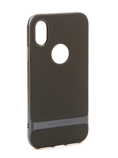 Аксессуар Чехол Rock Royce для iPhone 8 Black-Blue 08667