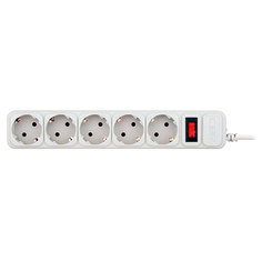 Сетевой фильтр CBR 5 Sockets 1.8m CSF 2500-1.8 White PC