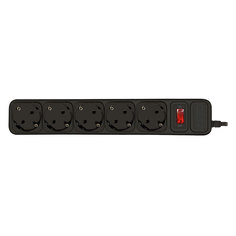 Сетевой фильтр CBR 5 Sockets 3m CSF 2500-3 Black CB