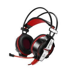 Гарнитура Jet.A GHP-400 Pro с LED-подсветкой и Surround Sound 7.1 Black-Red