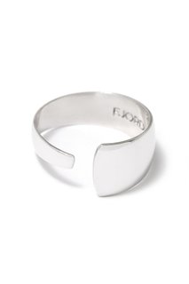 Кольцо из серебра с родиевым покрытием Fjord
